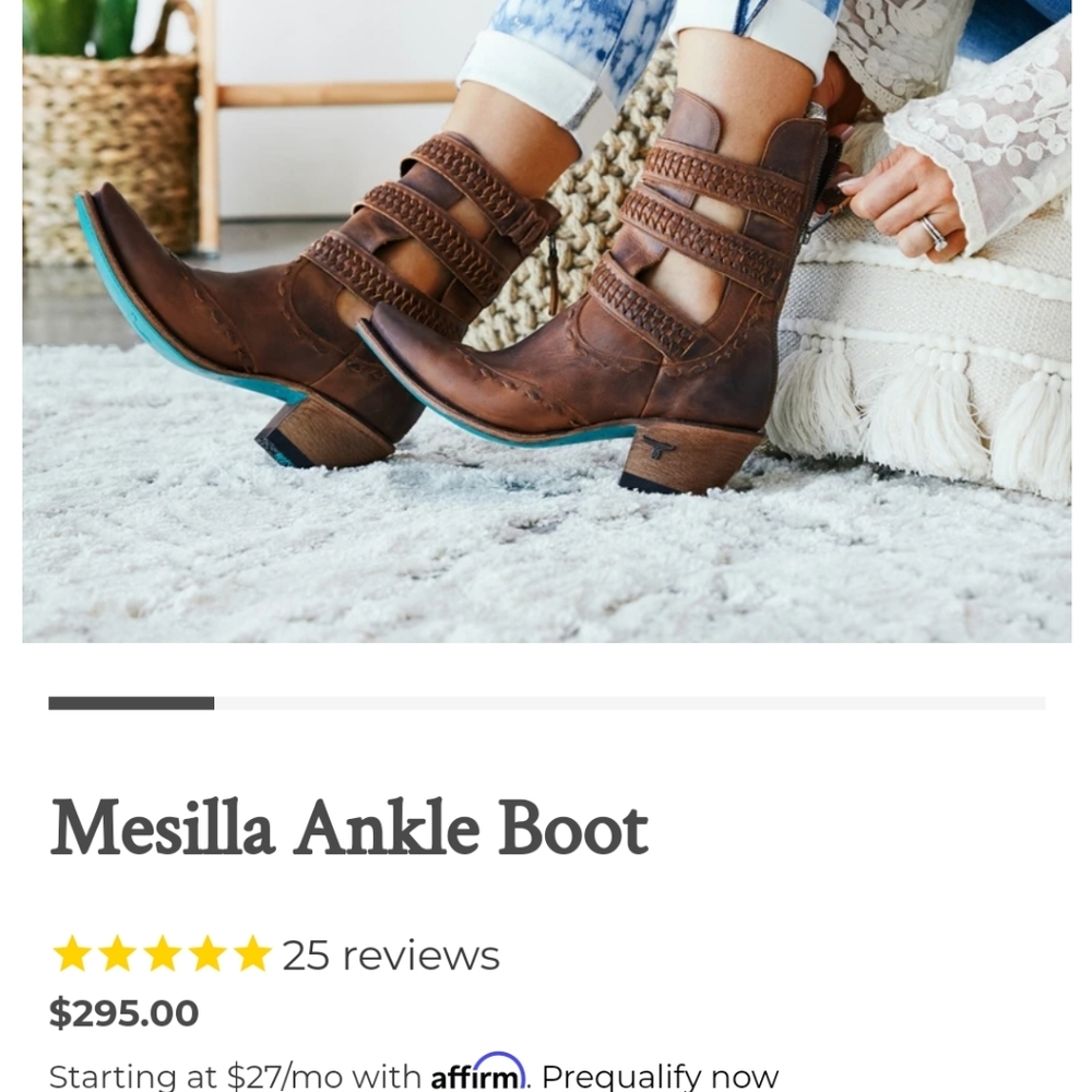 NWT Lane Mesilla ankle booties sz 7